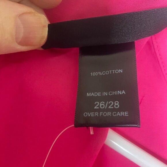 NEW Ashley Stewart Maxi Dress Womens Size 26/28 Pink Sleeveless Tiered Boho - Picture 3 of 11